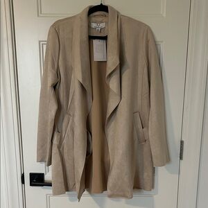 Magaschoni Beige Draped Trench Coat